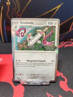 Doublade Perfect Order Stamped Promo MEP 067 Black Star Promo LP Pokemon TCG - Image 2