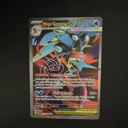 Pokemon Mega Greninja EX 100/086 chaos rising Holo UR English 350 HP 2016 - Image 1