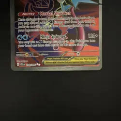 Pokemon Mega Greninja EX 100/086 chaos rising Holo UR English 350 HP 2016 - Image 3