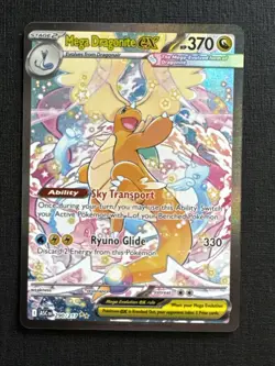 Pokemon TCG Mega Dragonite EX Full Art Holo SIR 290/217 - Image 1