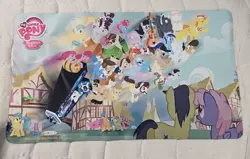 My Little Pony Collectible Card Game 100th anniversary trading card Play Mat HTF - Image 1
