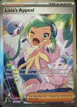 Pokemon TCG Lisias Appeal 246/191 Special Illustration Rare Surging Sparks-NM - Image 1