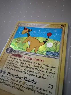 Pokemon TCG Ampharos 1/115 Unseen Forces Holo - Image 2