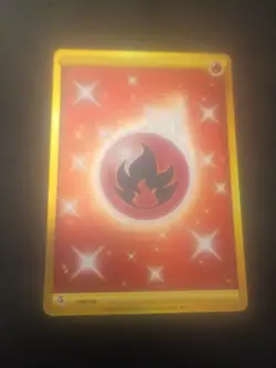 Pokemon TCG Basic Fire Energy Gold Fusion Strike Secret Rare 284 - Image 4