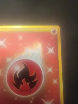 Pokemon TCG Basic Fire Energy Gold Fusion Strike Secret Rare 284 - Image 5