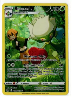 Pokemon TCG Lost Origin Roserade #TG02 - Image 1