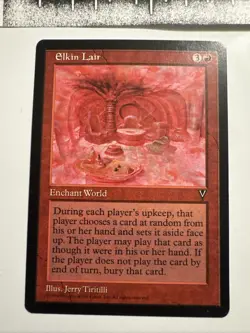 Elkin Lair [Visions] Magic: The Gathering Red Rare Card 1996 English Edition - Image 1