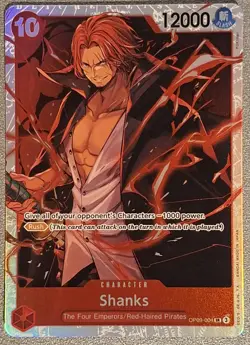 Carte One Piece Card Game Shanks OP09-004 SR Anglais - Image 1
