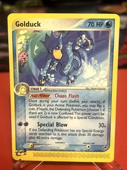 Golduck 17/100 Rare Sandstorm Pokemon Lightly Played - Image 1