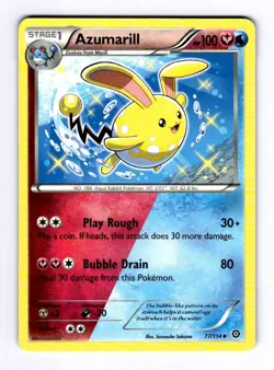 Azumarill XY - Steam Siege #77 (2016) Uncommon NM Pokemon - Image 1