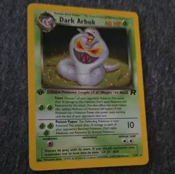 Wizards of the Coast Dark Arbok 1st Ed Team Rocket 2/82 Holo Rare 60HP EN 1999 - Image 1