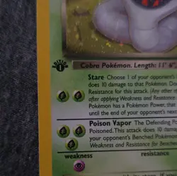 Wizards of the Coast Dark Arbok 1st Ed Team Rocket 2/82 Holo Rare 60HP EN 1999 - Image 2