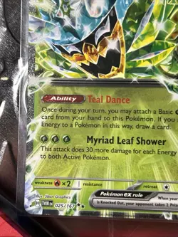 Pokemon Teal Mask Ogerpon EX Double Rare Holo Sv06 Twilight Masquerade 025/167 - Image 5