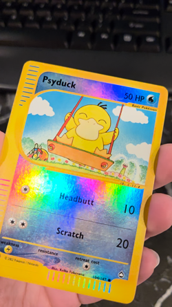 Pokemon TCG Psyduck 104/147 Aquapolis Reverse Holo - Image 2