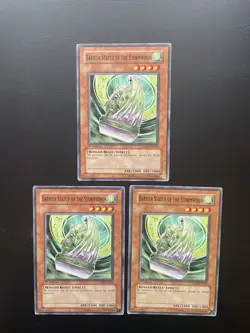 Yugioh Barrier Statue Of The Stormwinds CDIP-EN021 1st Edition Common LP/MP X3 - Image 1