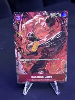 Roronoa Zoro (025) (Parallel) OP01-025 ***Holo Wheel*** - Image 2