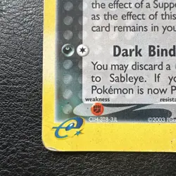 Pokemon TCG Sableye EX Sandstorm 10/100 Holo Rare Card - Image 4