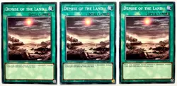 3 x OP14-EN019 Demise of the Land - Common Unlimited Near Mint YuGiOh Cards - Image 1