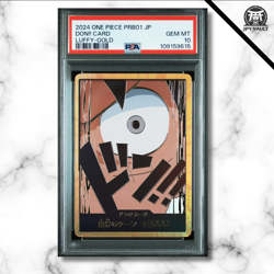 One Piece Card Japanese - Monkey D.Luffy Don Gold - PRB01 The Best - PSA 10 GM - Image 1