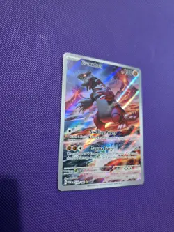 Pokemon 2023 TCG Groudon Holo Card 199/182 Paradox Rift Illustration Rare - Image 2
