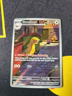 Pokemon TCG Gumshoos 153/132 Meg en Mega Evolution Illustration Rare Card - Image 1