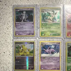 8 card pokemon lot. Couple older holos and reverse holos - Image 1
