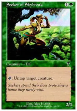 MTG magic cards 1x Seeker of Skybreak 7th Edition Light Play, English - Image 1