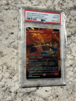 Goldspan Dragon Rainbow FOIL (SLD 1780) PSA 10 (MTG Secret Lair 2024) - Image 1
