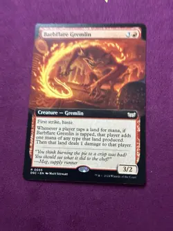 Barbflare Gremlin - Extended Art Commander: Duskmourn - Image 1