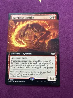 Barbflare Gremlin - Extended Art Commander: Duskmourn - Image 3