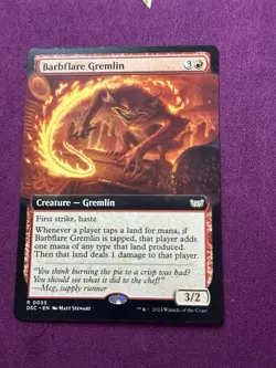 Barbflare Gremlin - Extended Art Commander: Duskmourn - Image 4