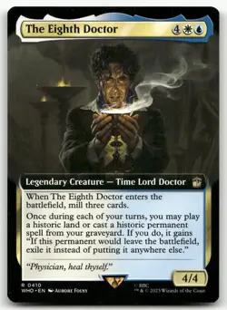 The Eighth Doctor (Extended Art) #410 (NM) Doctor Who WHO Magic MTG - Image 1