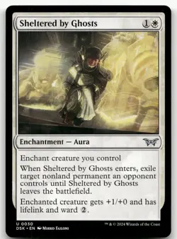 Sheltered by Ghosts #30 (NM) Duskmourn DSK Magic MTG - Image 1