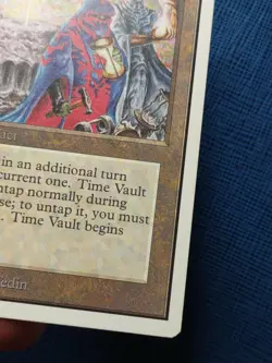 MTG 1x Time Vault LP Unlimited Edition Magic the Gathering Reserved List - Image 4