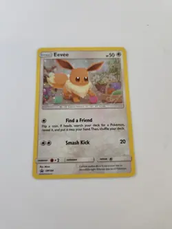 Eevee Pokemon Card Sun & Moon Black Star Promo #SM184. - Image 5