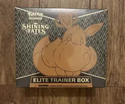 Pokemon TCG Shining Fates Elite Trainer Box Sealed English Eevee Pokemon Co. - Image 1