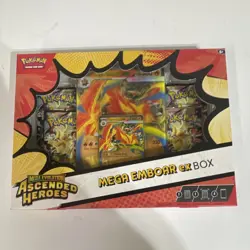 Pokemon TCG Mega Evolution—Ascended Heroes Mega Emboar ex Box Promo Oversized - Image 1