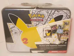 Pokemon 25th Anniversary Celebrations Treasure Chest Lunch Box Tin New Sealed 820650809415 - Image 1