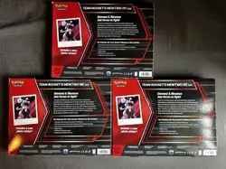 Pokemon TCG Team Rocket's Mewtwo ex Box Sealed New - Lot of 3 - Image 2