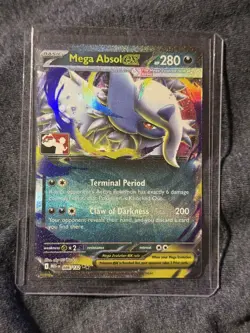 Pokemon TCG Mega Absol EX 086/132 Holo Play! Stamp Prize Pack Promo - Image 1