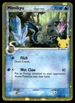MIMIKYU (DELTA SPECIES) SWSH136 HOLO P SWORD & SHIELD PROMO POKEMON NM/M - Image 1