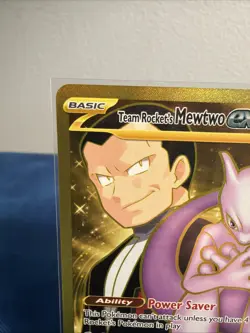 Pokemon Team Rocket's Mewtwo ex 240/182 Sv10: Destined Rivals Hyper Rare Holo - Image 3
