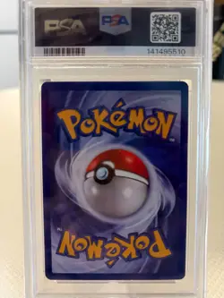 2000 Pokemon Promo Black Star #21 Moltres Black Star Aoki Error PSA 9 - Image 2