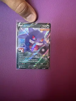 Pokemon TCG Gengar V Holo Ultra Rare Prize Pack Series 156/264 210 HP ENG - Image 1