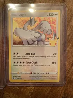 Pokemon Celebrations 25th Anniversary Ho-Oh And Lugia 001/025 022/025 Holo Set - Image 3
