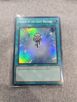 Charge of the Light Brigade RA02-EN055 Super Rare 1st Edition NM Yugioh - Image 1