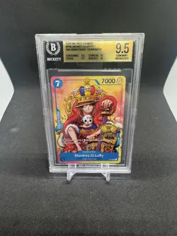 2024 One Piece Promos P-043 Monkey D. Luffy 2nd Anniversary Tournament BGS 9.5+ - Image 1