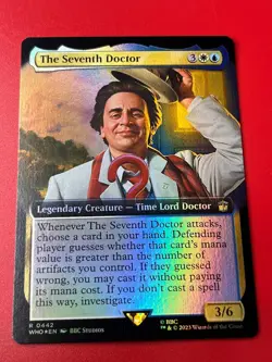 1x BORDERLESS FOIL THE SEVENTH DOCTOR - Doctor Who - MTG - Magic the Gathering - Image 1