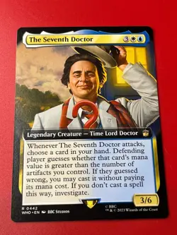 1x BORDERLESS THE SEVENTH DOCTOR - Doctor Who - MTG - Magic the Gathering - Image 1