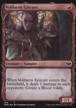 MTG Innistrad Crimson Vow - Voldaren Epicure - VOW 308 - Showcase Regular - Image 2